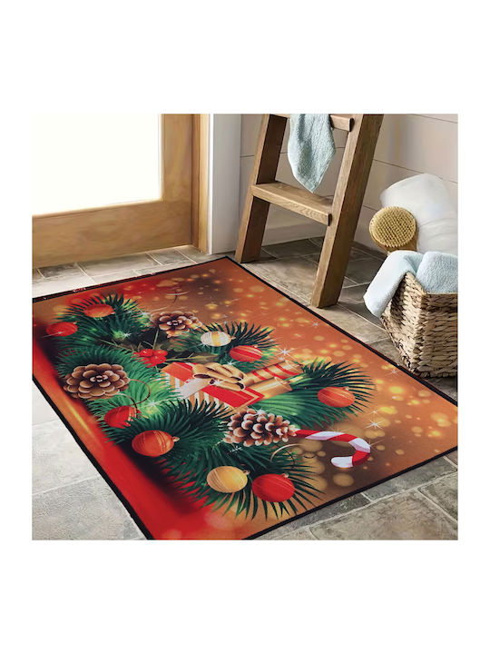 Chios Hellas Non-Slip Bath Mat Velvet 31951.CHRISTMASCANDLE Christmas Candle 50x80cm