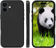 dbramante1928 Back Cover Piele Negru (iPhone 16)