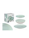Vessia Blue Ceramic Dinnerware Set 12pcs