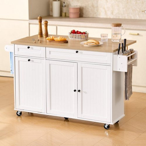 Floor Kitchen Cabinet with White Worktop 153x69.8x90cm Floor Kitchen Cabinet with White Worktop 153x69.8x90cm