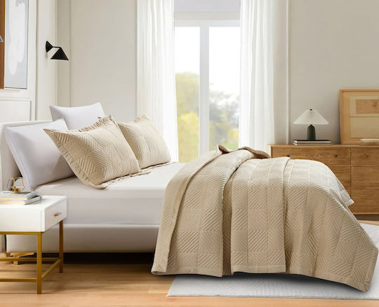 Liolios Home Шалтета Подредба Полуединично Крем 180x240см 2 Бройки Liolios Home Шалтета Подредба Полуединично Крем 180x240см 2 Бройки