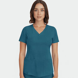 Healing Hands Women's Blue Medical Blouse