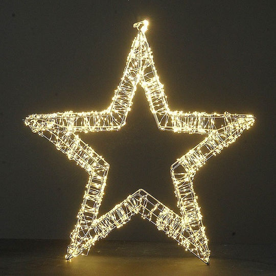 Crăciunesc Decorativ Suspendata Stea cu lumină LED Plastic 5x45buc 1buc
