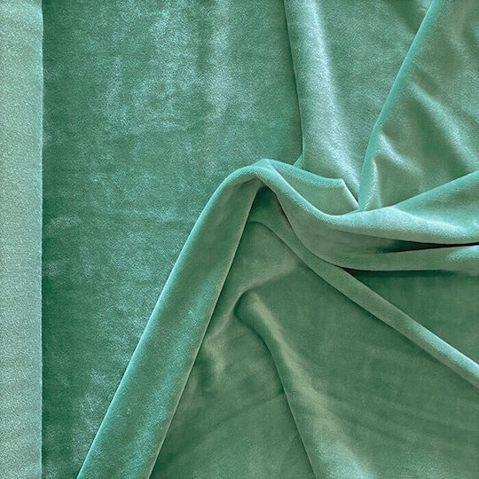 Clothing Fabric Velvet Mint