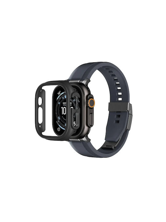 AmazingThing Plastic Case in Black color for Apple Watch Ultra 3 49mm