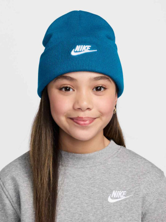 Nike Παιδικό Σκουφάκι Πλεκτό Μπλε