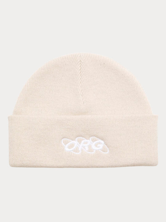 Beanie Ανδρικός Σκούφος Πλεκτός σε Μπεζ χρώμα