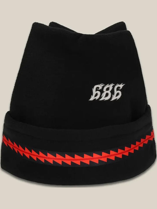 Beanie Unisex Fleece Beanie Knitted in Black color