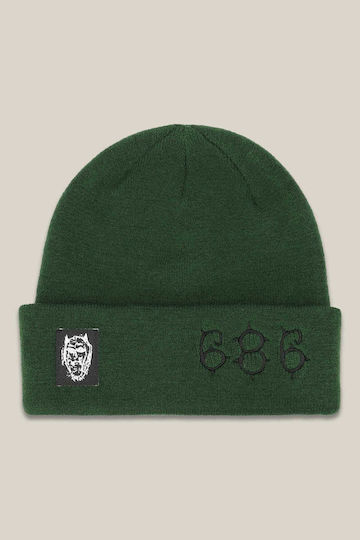 Beanie Unisex Beanie Knitted in Green color
