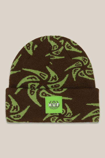 Beanie Unisex Beanie Knitted in Green color