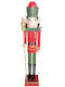 Vintage Lovers Nutcracker de Crăciun Lemn Înălțime 55cm.