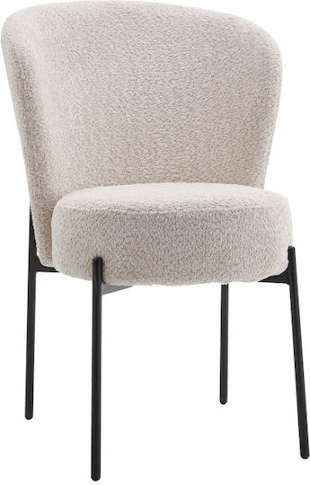 Dining Chairs Houlian 44x66x89cm 2 Pieces Ecru