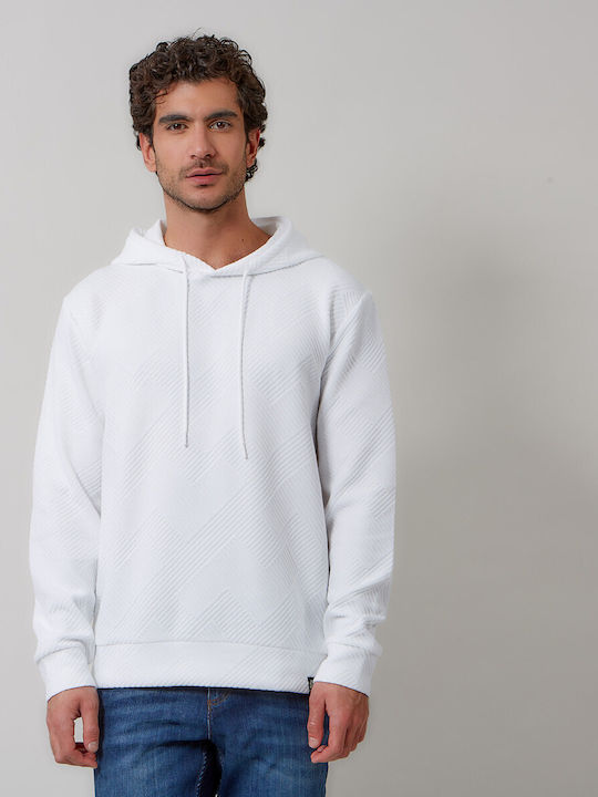 Admiral Sweatshirt mit Kapuze White