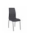 Melva Stühle Speisesaal Gray 1Stück 42x68x96cm