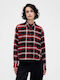 Women's Long Sleeve Shirt Red, Black