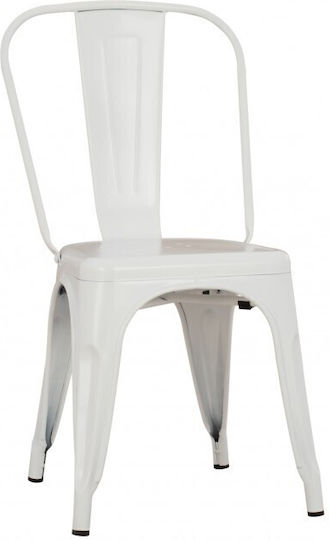 Melita-pro Scaune Sala de mese Matte White 1buc 44x47x84.5buc