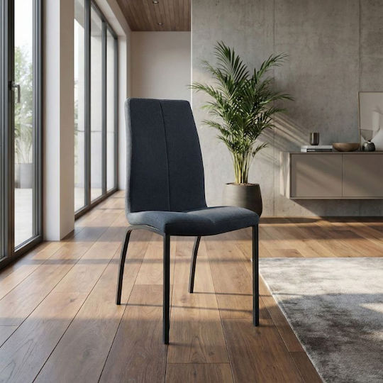 Fina Scaune Sala de mese Anthracite - Black 1buc 43x58x95buc