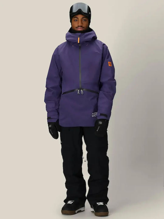686 I-008485-110 Ανδρικό Μπουφάν για Σκι & Snowboard Μωβ