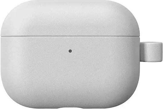 AmazingThing Case Leather with Hook in Gray color for Apple AirPods Pro 3