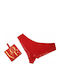 Women's Brazil with Lace Red