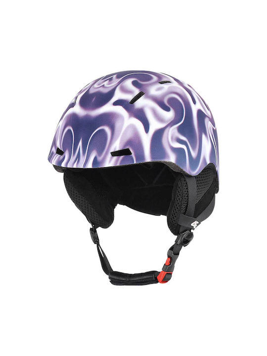 4F Kinder Ski & Snowboard Helm in Lila Farbe