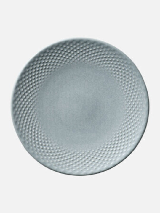 Heart & Soul Plate Shallow made of Porcelain Green with Diameter 17cm