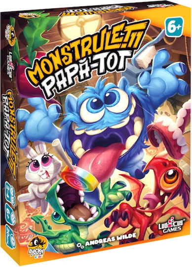 Joc de Societate The All-Eating Little Monsters pentru 2-4 Jucători 6+ Ani Lucky Duck Games