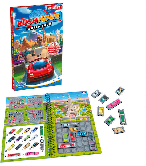 Joc de Societate Rush Hour World Tour pentru 1+ Jucători 8+ Ani Think Fun