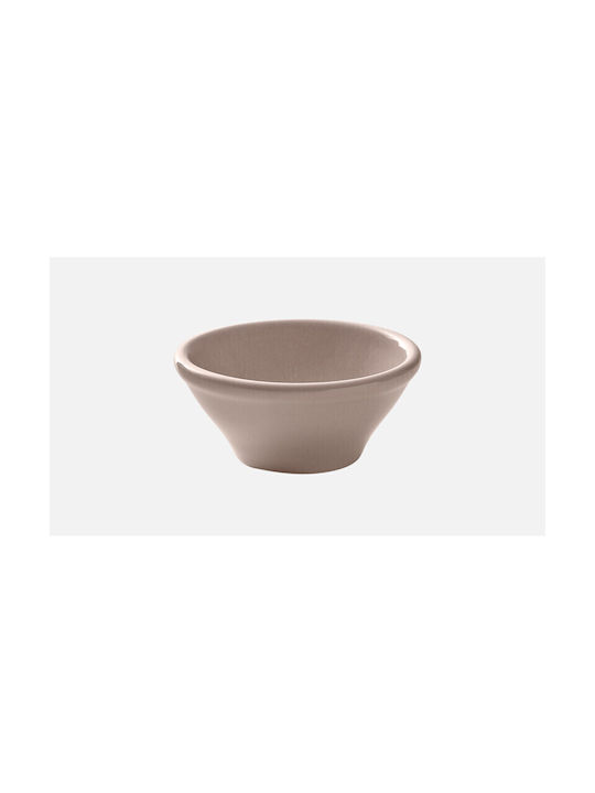 Heart & Soul Dip Serving Bowl Round made of Porcelain Green