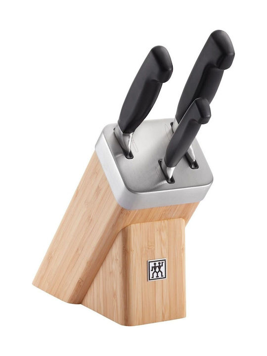 Zwilling J.A. Henckels Four Star Комплект Ножове с Основа от Неръждаема Стомана 3 Бройки