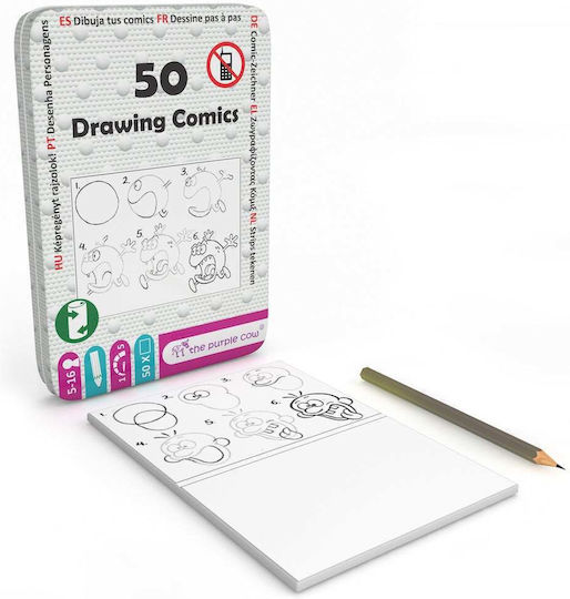 Настолна игра 50 Drawing Comics за 5+ играчи 5+ години