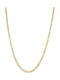 Oxzen Chain Neck made of Steel Gold-plated Thin Thickness 4mm