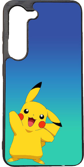 Handyhülle Hochleistungs Samsung Galaxy A35 5G Umschlag Rückseite Schwarz Silikon Pokemon Nr4 Pikachu PokeMon
