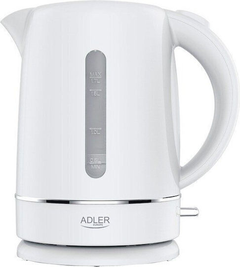 Adler Kettle 1.7lt 1385W White