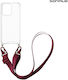 Silicone Case Strap Sonique Armor Clear Oppo Re...