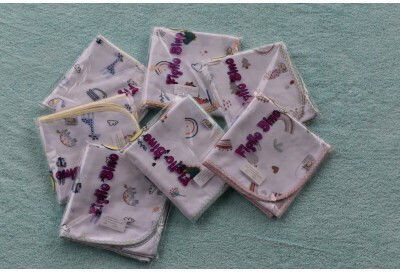 Figlio Bino Flanell-Kuscheldecke Gray