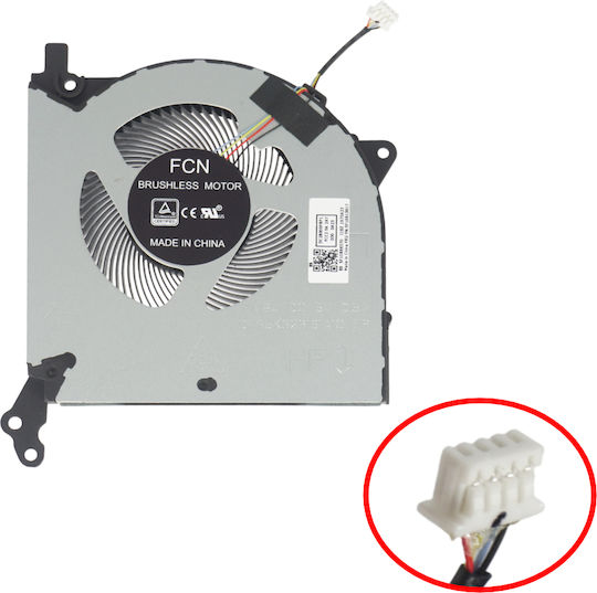 Ανεμιστηράκι Laptop Gpu Cooling Fan Lenovo Thinkpad P1 Gen 4 20y3 20y4 X1 Extreme Gen 4 20y5 20y6 Rtx A2000/t1200 Eg75071s1-c160-s9a Pekhybgpu B7809bfhnf2200tn 5h41d34323 5h41d34324 6pin Κωδ.80914