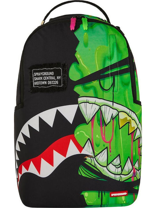 Sprayground Zombie Ooze Shark Раница Черна Sprayground Zombie Ooze Shark Раница Черна