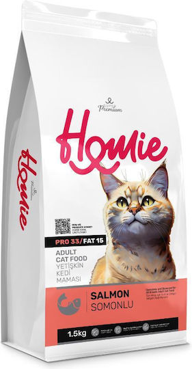 HOMie Dry Food with Few Grains for Young Cats with Salmon 1.5kg