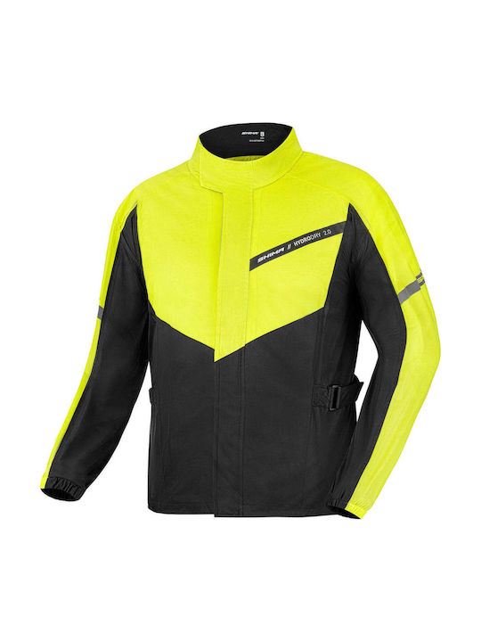 Shima Hydrodry 2.0 Male Motorcycle Rain Jacket Black/Fluo