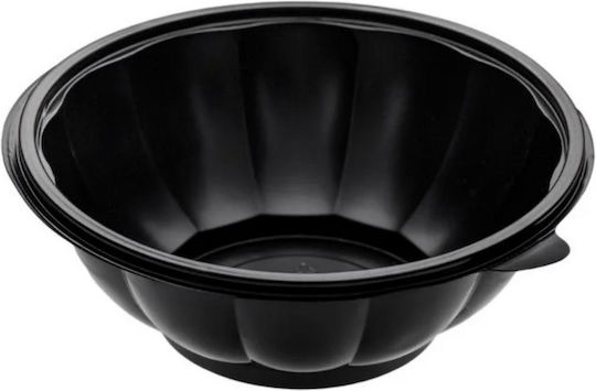 Plastic Bowl 1000ml 50pcs Black