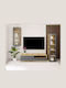 Living Room TV Unit Honey - Black Stone