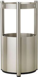 Zogometal Fireplace Storage Bucket Silver
