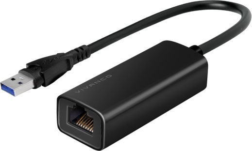 Vivanco Convertor USB-A masculin în Ethernet feminin 1buc