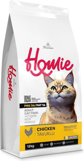 HOMie Dry Food Diet, with Few Grains for Adult Cats with Sensitive Gastrointestinal with Chicken 12kg