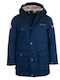 Wasserdicht Kinder Freizeitjacke Winddicht mit Kapuze Navy Blue