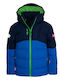 Wasserdicht Kinder Sportjacke Winddicht mit Kapuze Blue/navy