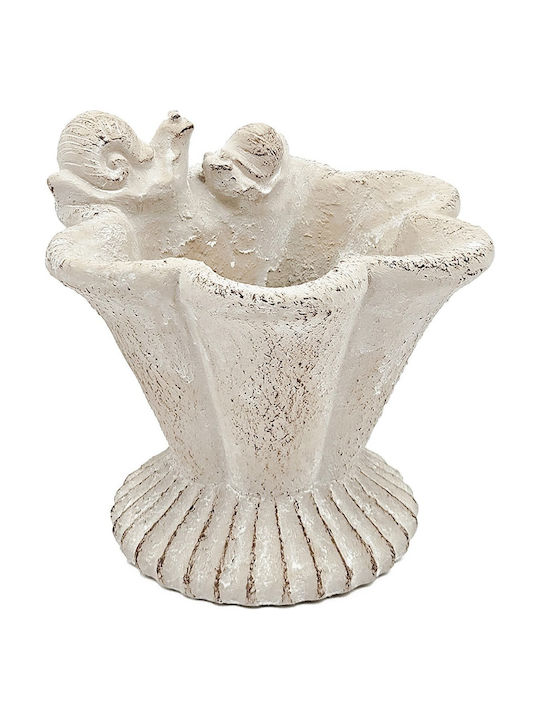 Artekko Cement Planter Concrete Beige 20x18.5x19cm.