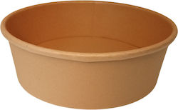 Set de 50 Boluri Salată Kraft 15.5x15.5cm