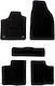 Car Carpet Mats Medium Quality Black Fiat 500 Electric Model 2020-Present 5 Pieces